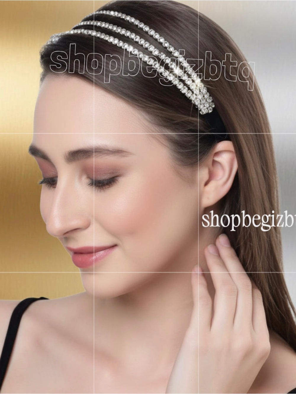 Super Elegant Rhinestone Headband to Enhance your Casual or Night Our Hair look